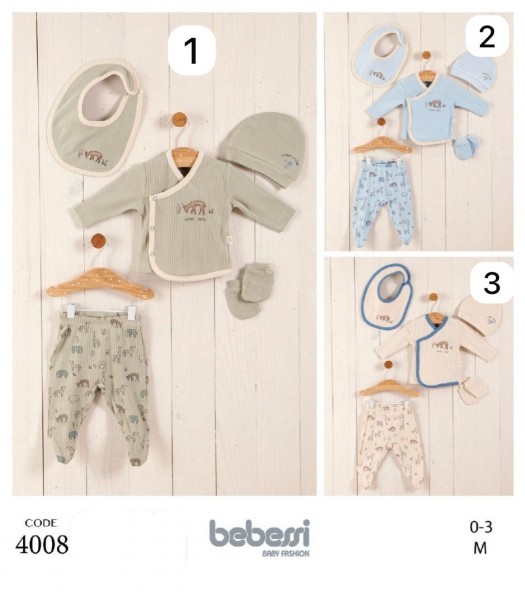 Комплект Для Мальчика Bebessi (0-3мес.)
