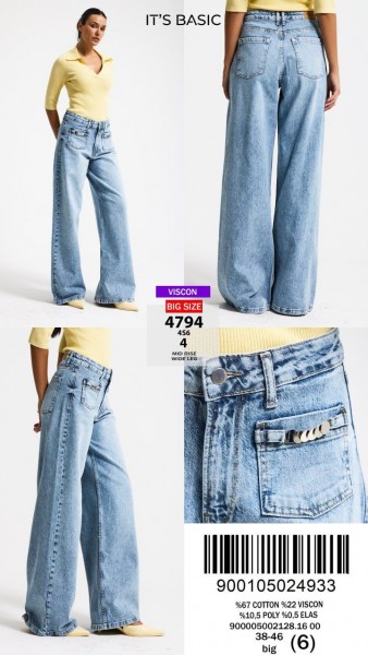 Женские Джинсы ITS Basic (Большие размеры)