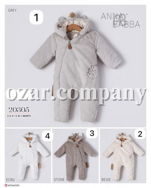 Утеплённый Человечек Для Новорождённых Anna Babba (3-6-9-12мес.)