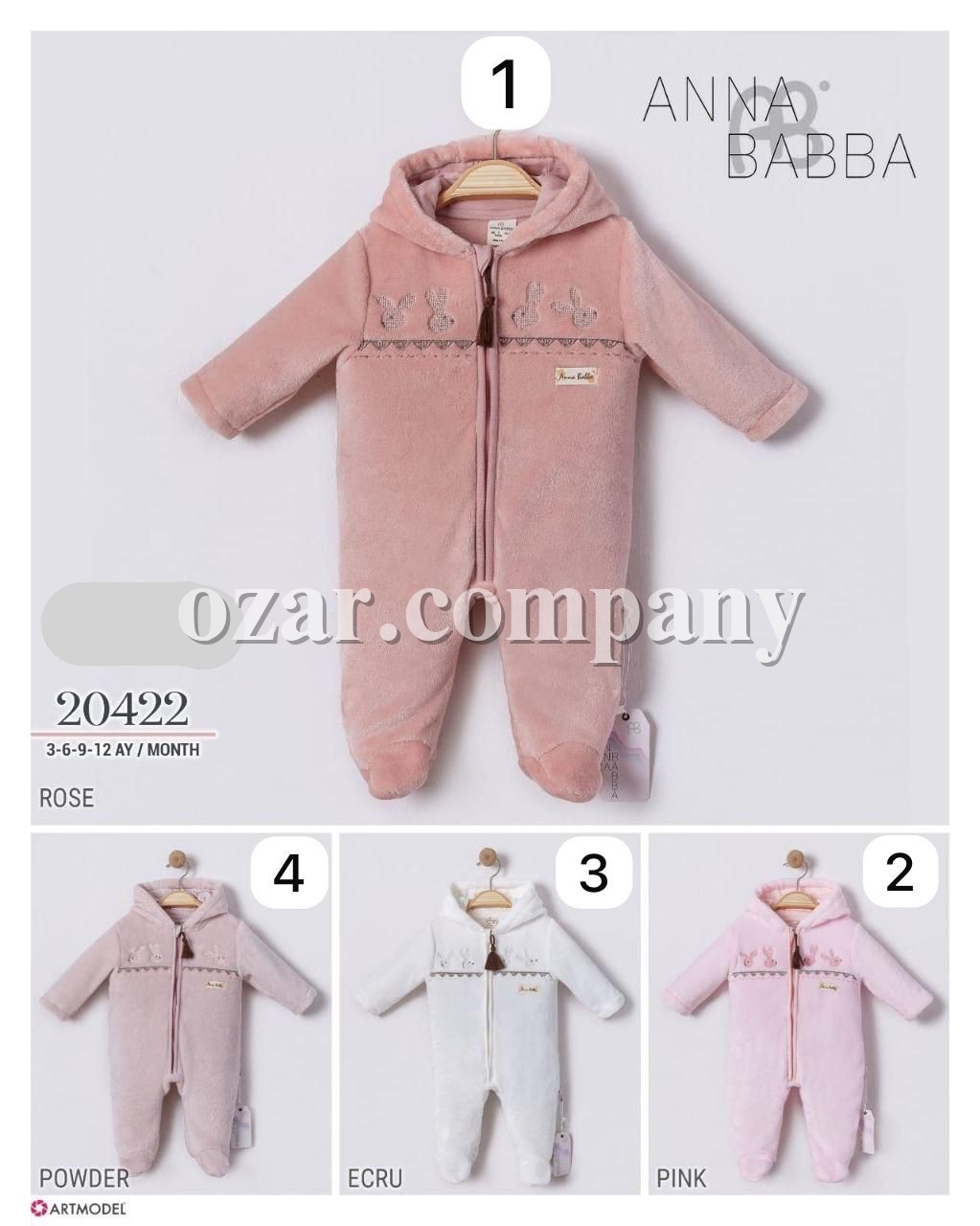 Человечек Для Девочки Anna Babba (3-6-9-12мес.)