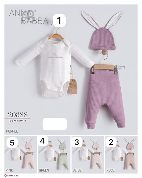 Комплект Для Новорождённых Anna Babba (0-3мес.)