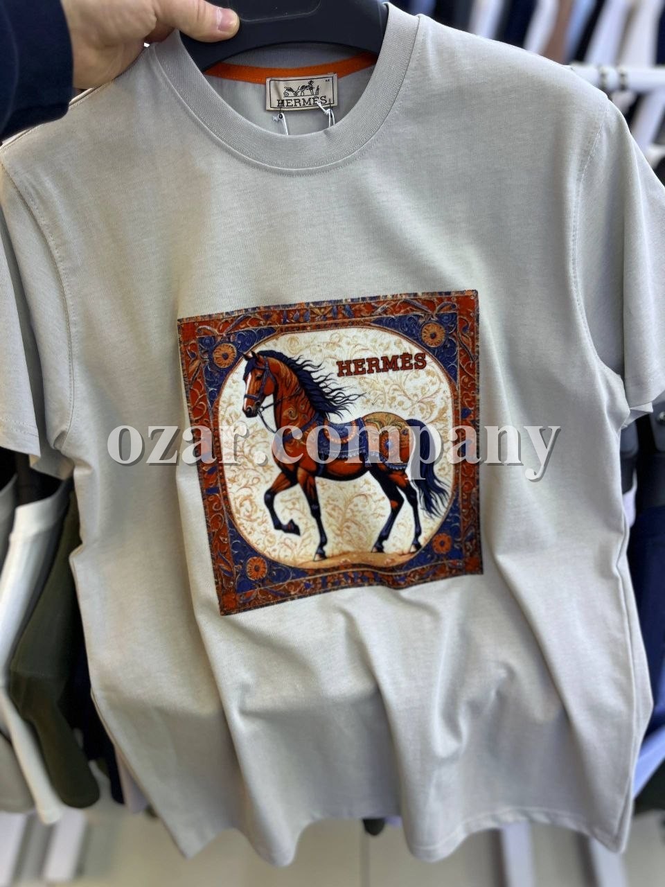 Мужская Футболка Hermes