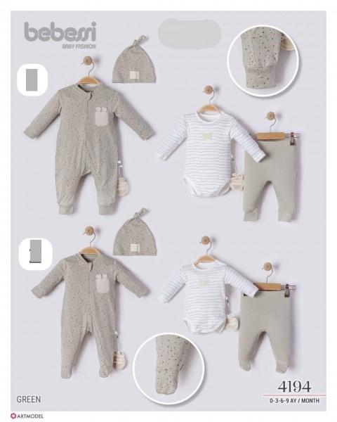 Комплект Для Новорождённых Bebessi (0-3-6-9мес.)
