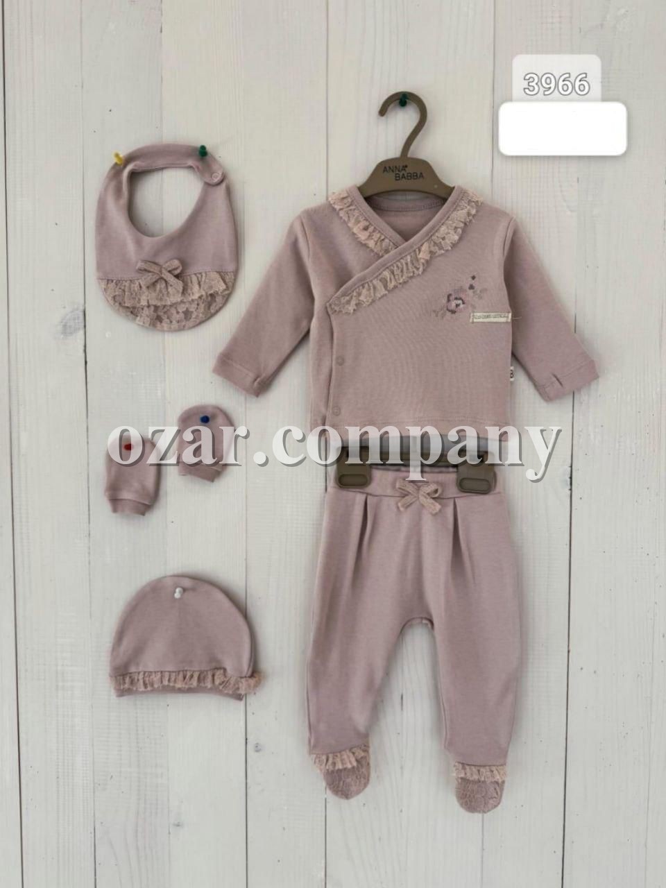 Комплект Для Девочки Anna Babba (0-3мес.)