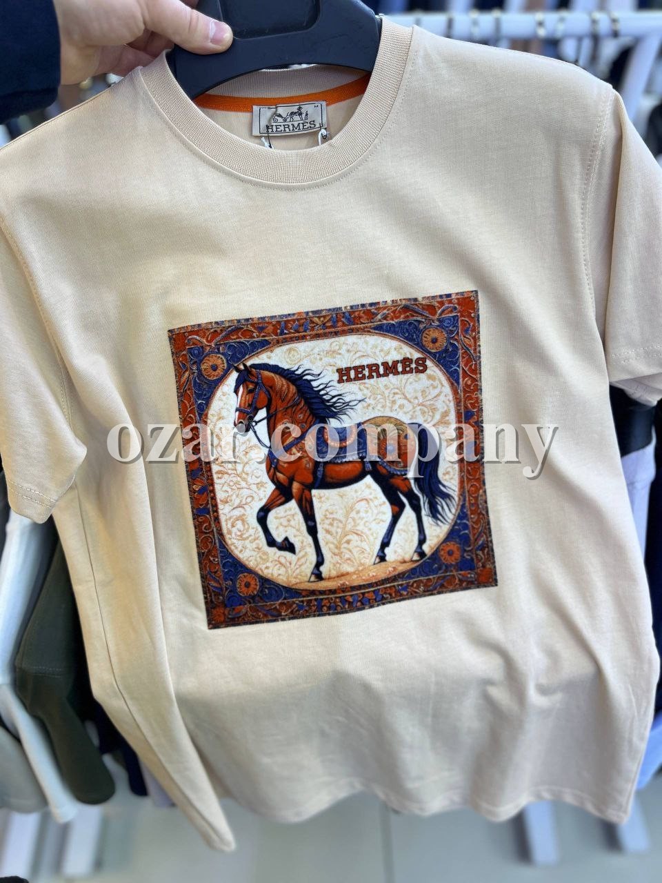 Мужская Футболка Hermes