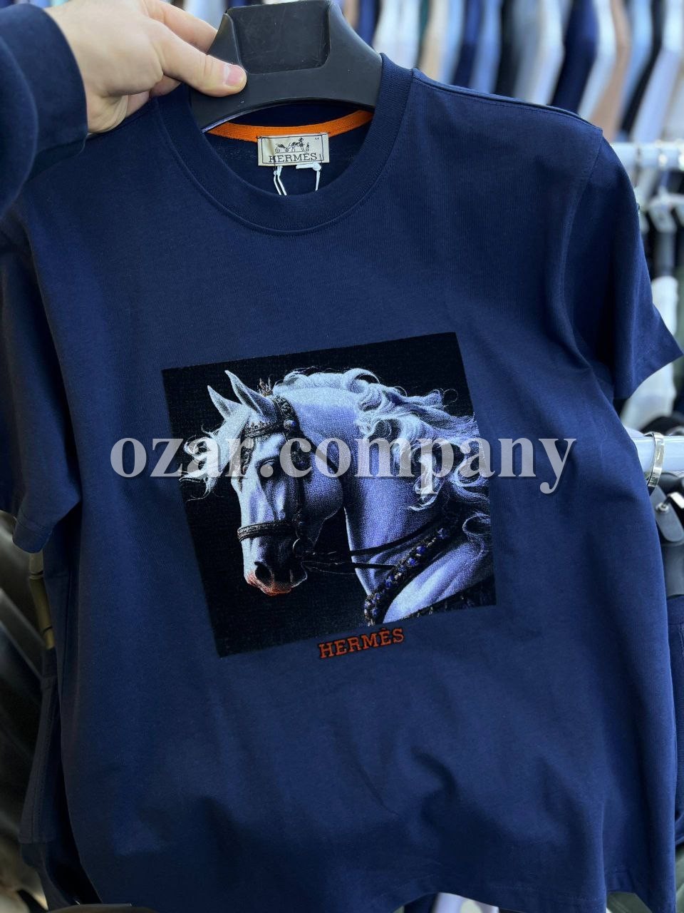 Мужская Футболка Hermes