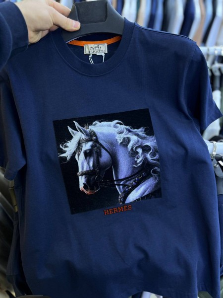 Мужская Футболка Hermes