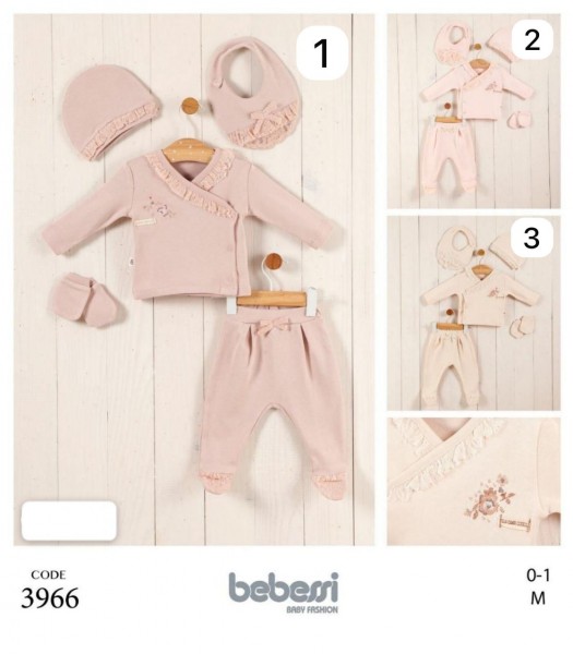 Комплект Для Девочки Bebessi (0-1мес.)