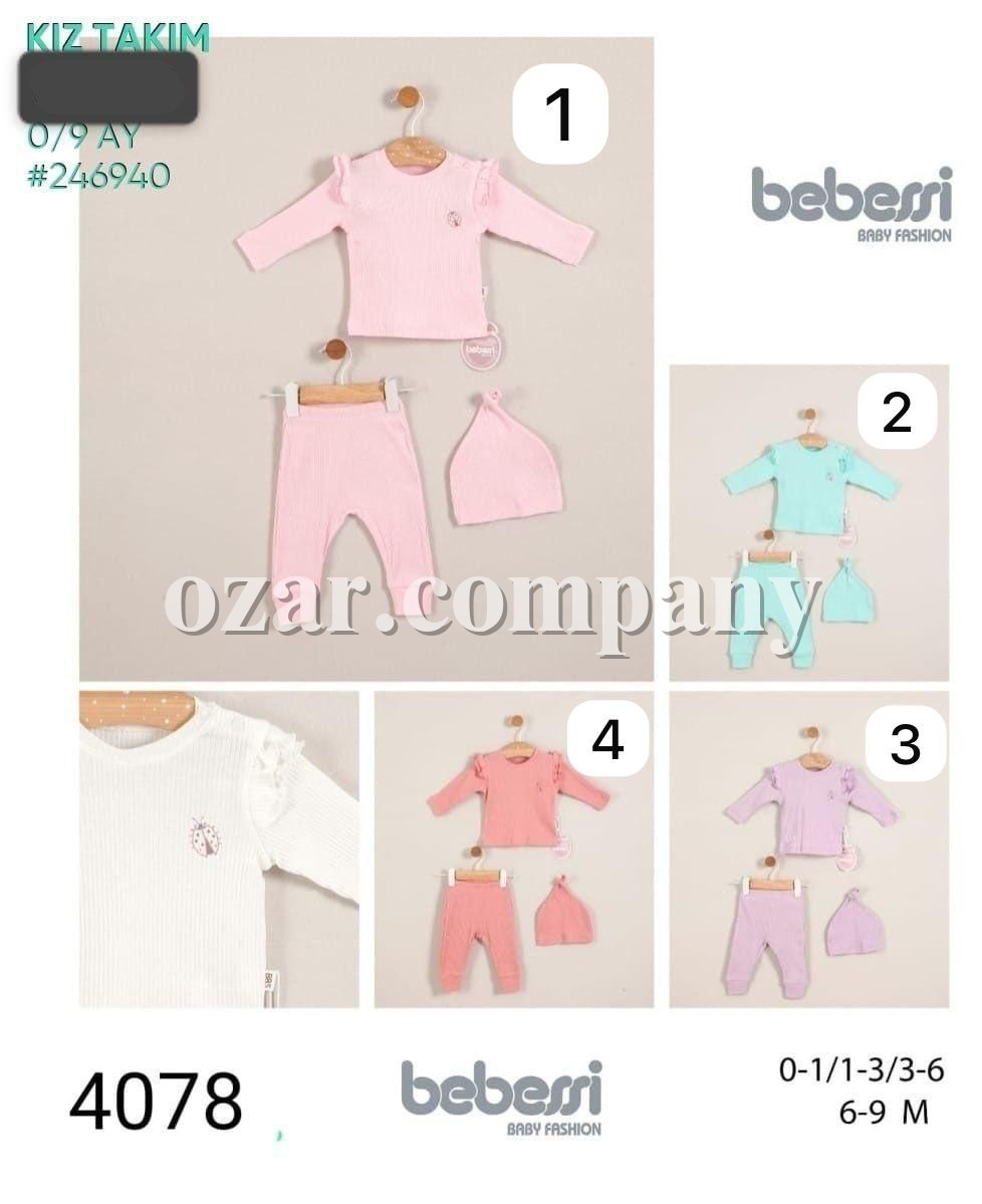Костюм Для Девочки Bebessi (0-1/1-3/3-6/6-9мес.)