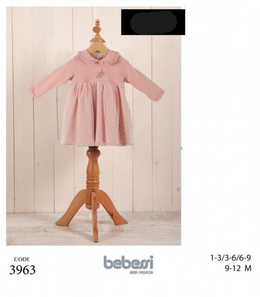 Платье Для Девочки Bebessi (1-3/3-6/6-9/9-12мес.)