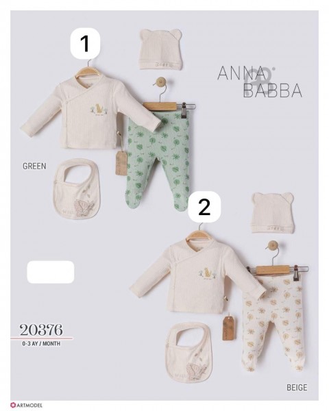 Комплект Для Новорождённых Anna Babba (0-3мес.)