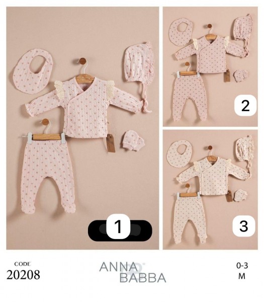 Комплект Для Девочки Anna Babba (0-3мес.)