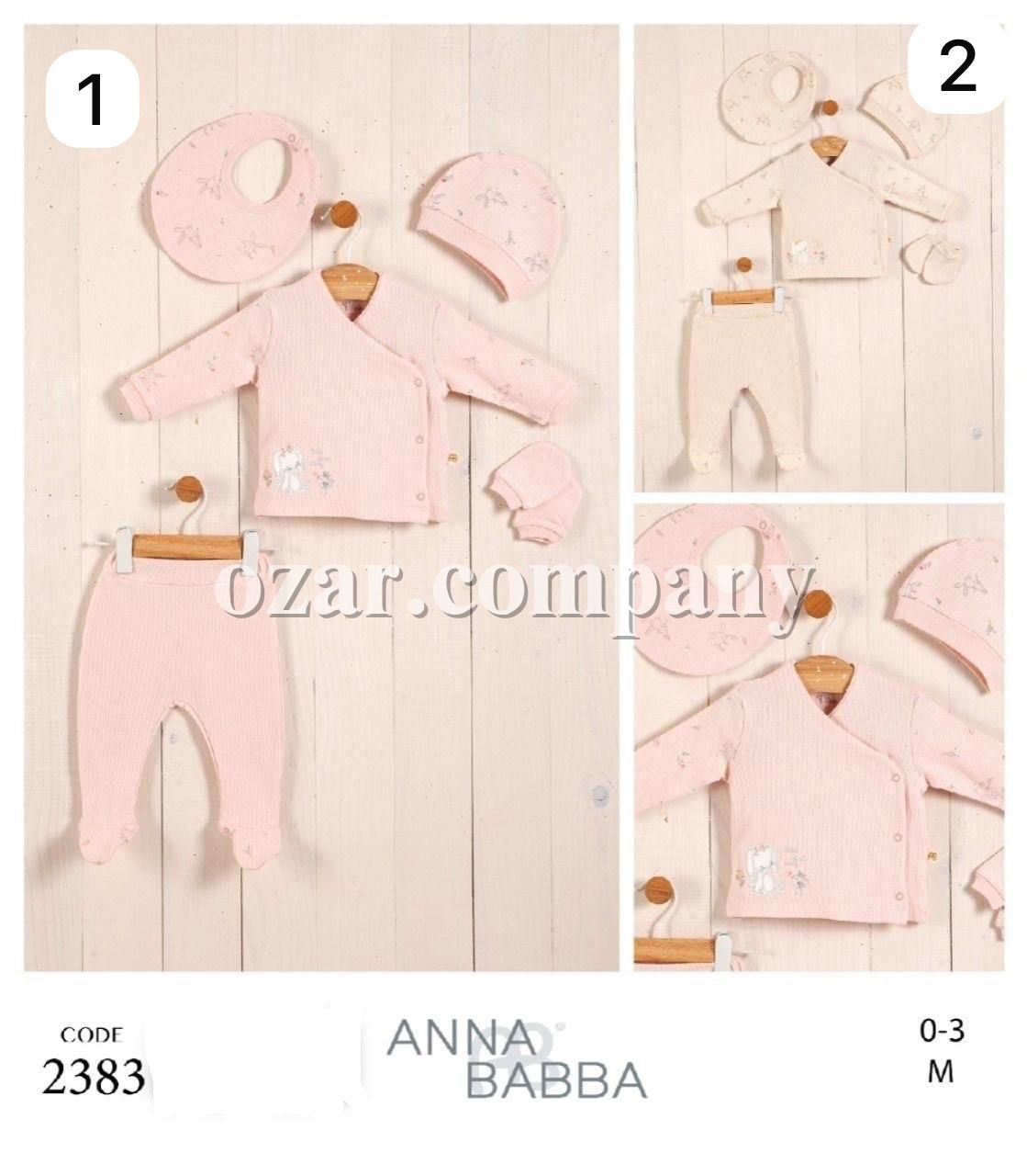 Комплект Для Девочки Anna Babba (0-3мес.)