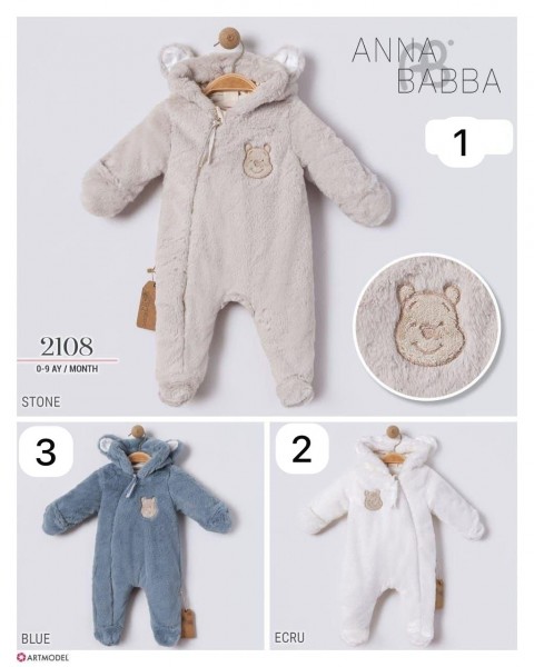 Утеплённый Человечек Для Новорождённых Anna Babba (0-3-6-9мес.)