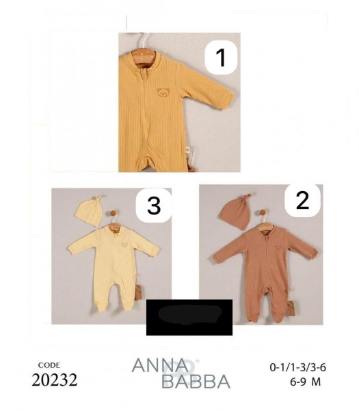 Человечек Для Новорождённых Anna Babba (0-1/1-3/3-6/6-9мес.)