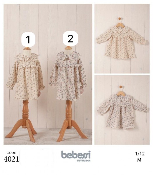 Платье Для Девочки Bebessi (1-3/3-6/6-9/9-12мес.)