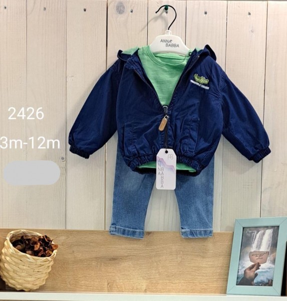 Костюм Тройка Для Мальчика Anna Babba (3-6-9-12мес.)