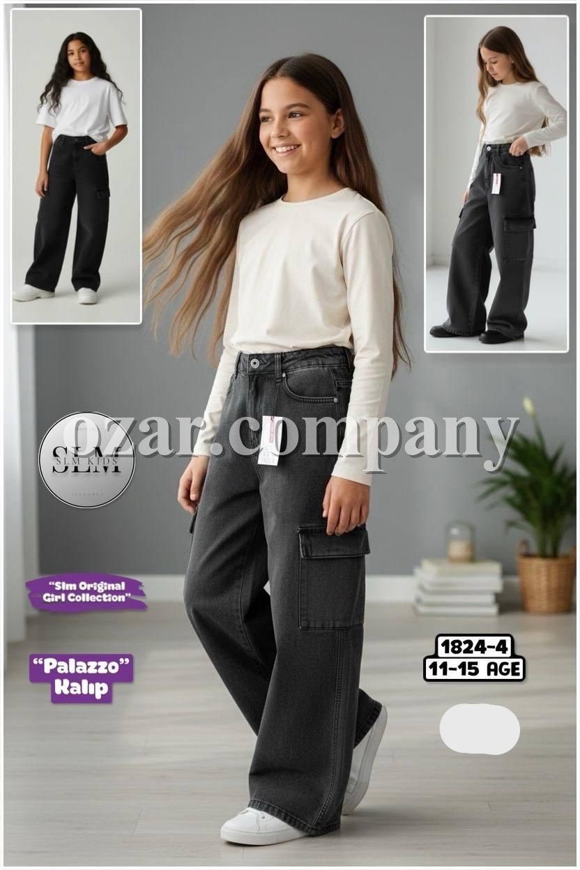 Джинсы Карго Для Девочки SLM Kids (11-12-13-14-15лет)