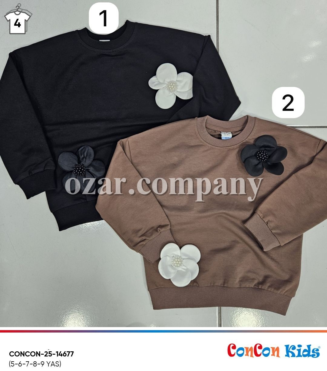 Свитшот Для Девочки ConCon Kids (5-6-7-8-9лет) 