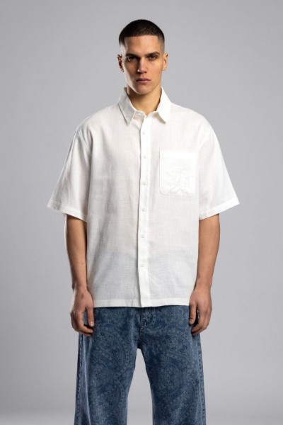 Мужская Льняная Рубашка Catch