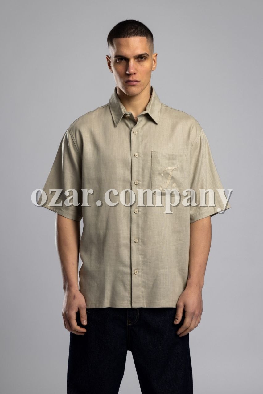 Мужская Льняная Рубашка Catch