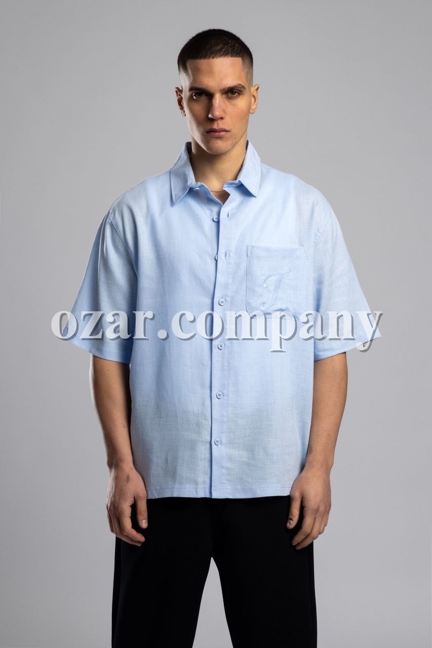 Мужская Льняная Рубашка Catch