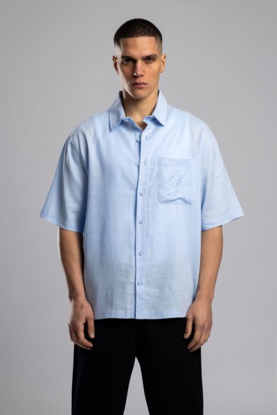 Мужская Льняная Рубашка Catch