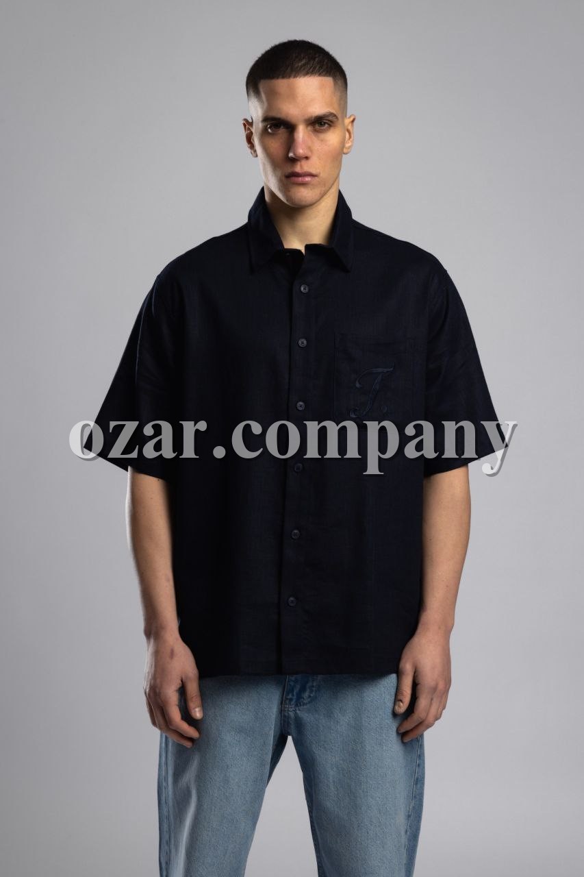 Мужская Льняная Рубашка Catch