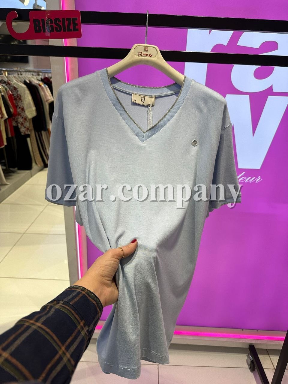 Женская Футболка Raw (Большие размеры)