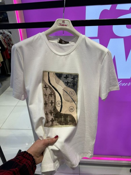 Женская Футболка Raw 