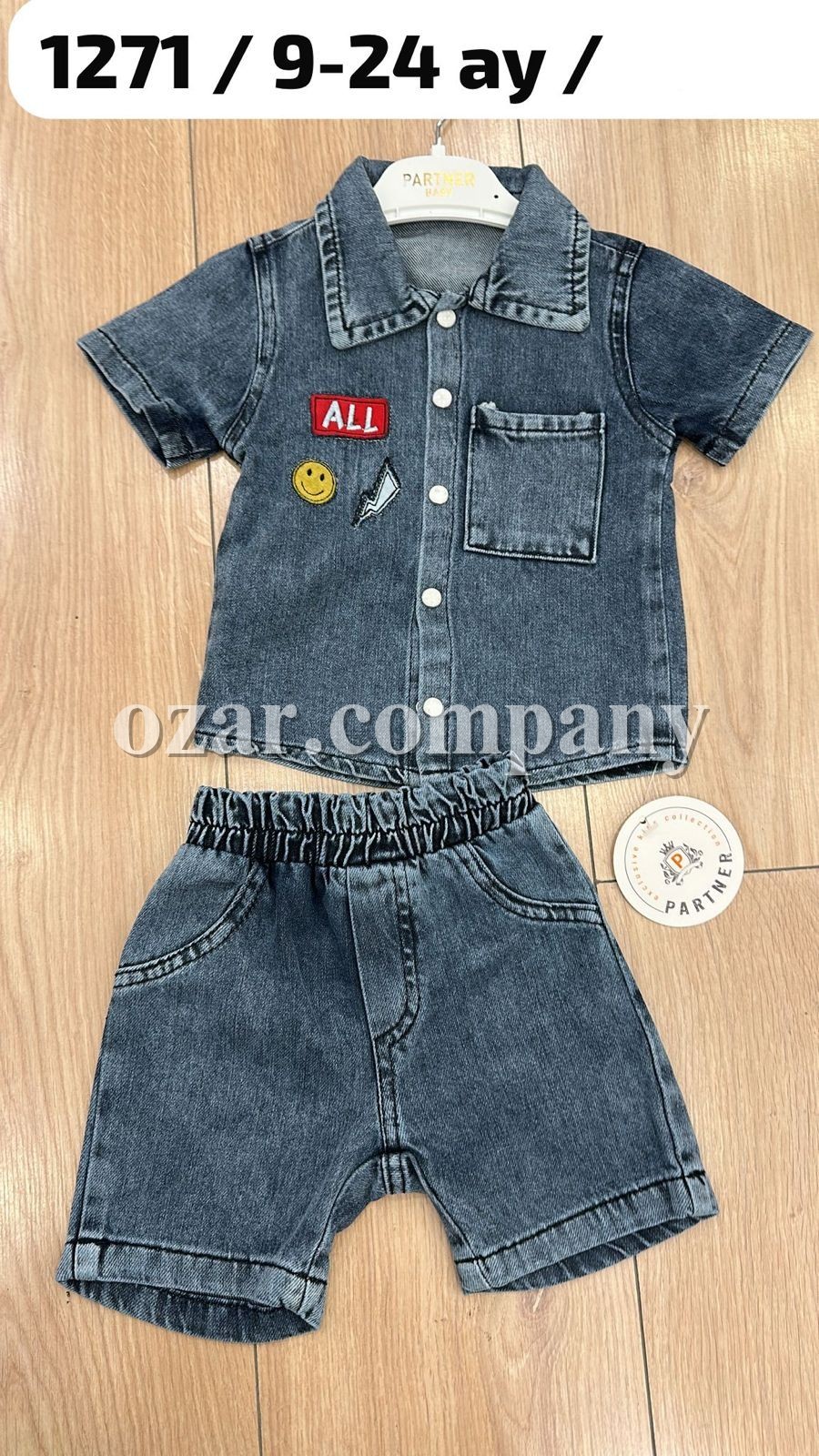 Джинсовый Костюм Для Мальчика Partner (9-12-18-24мес.)