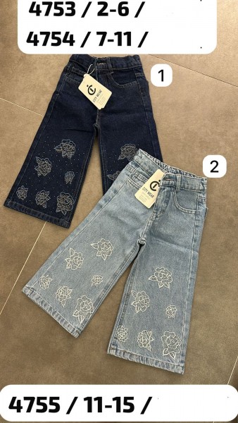 Джинсы Для Девочки City Wear (7-8-9-10-11лет)