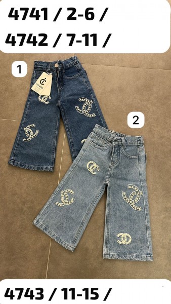 Джинсы Для Девочки City Wear (7-8-9-10-11лет)