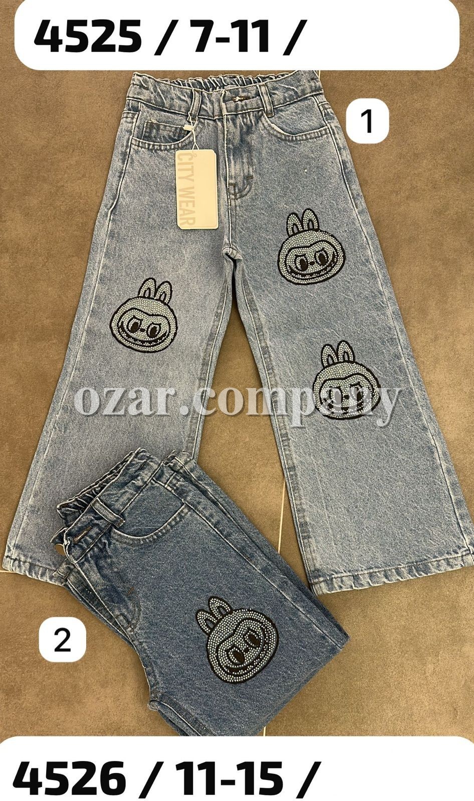 Джинсы Для Девочки City Wear (7-8-9-10-11лет)