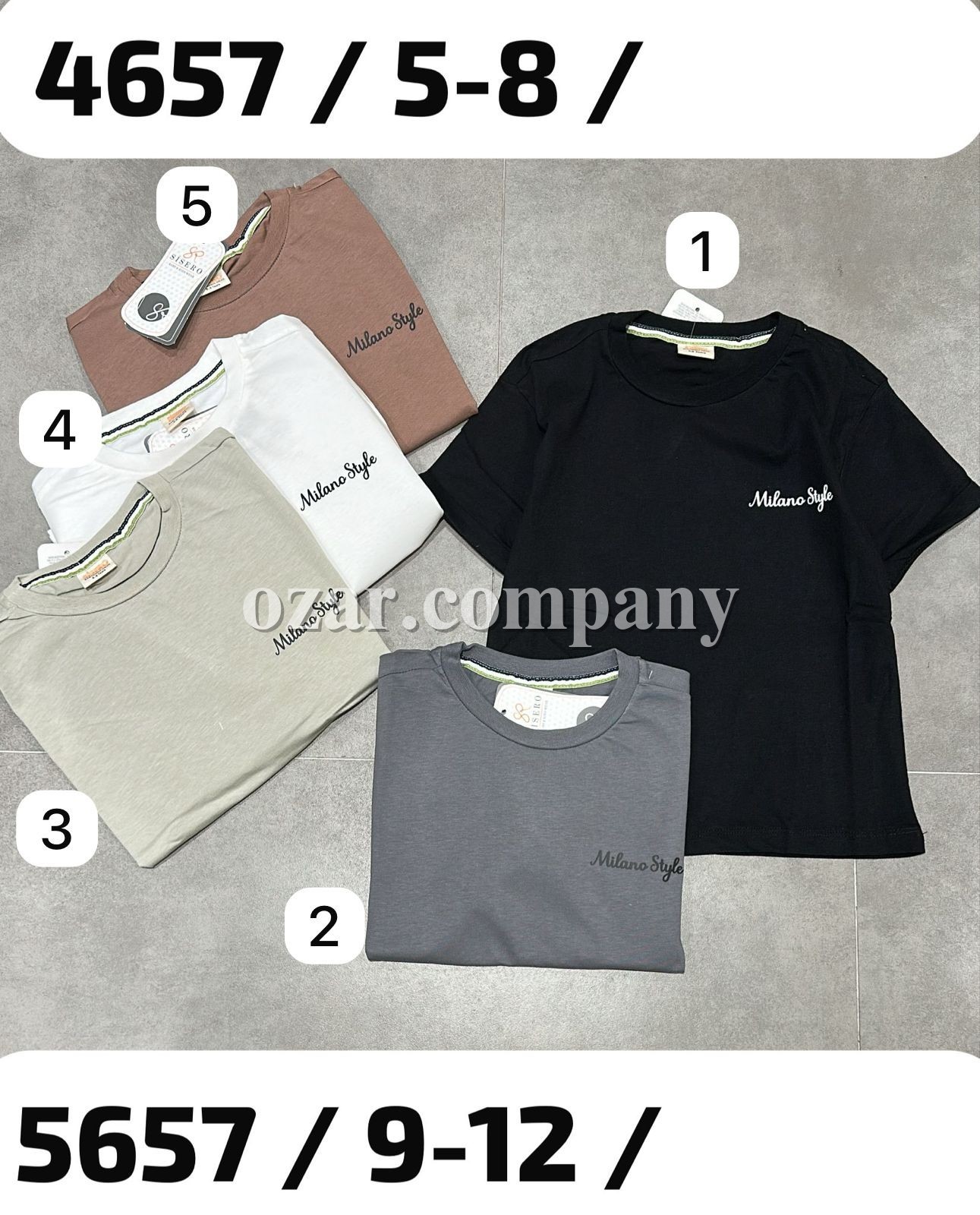 Футболка Для Мальчика Sisero (5-6-7-8лет) 