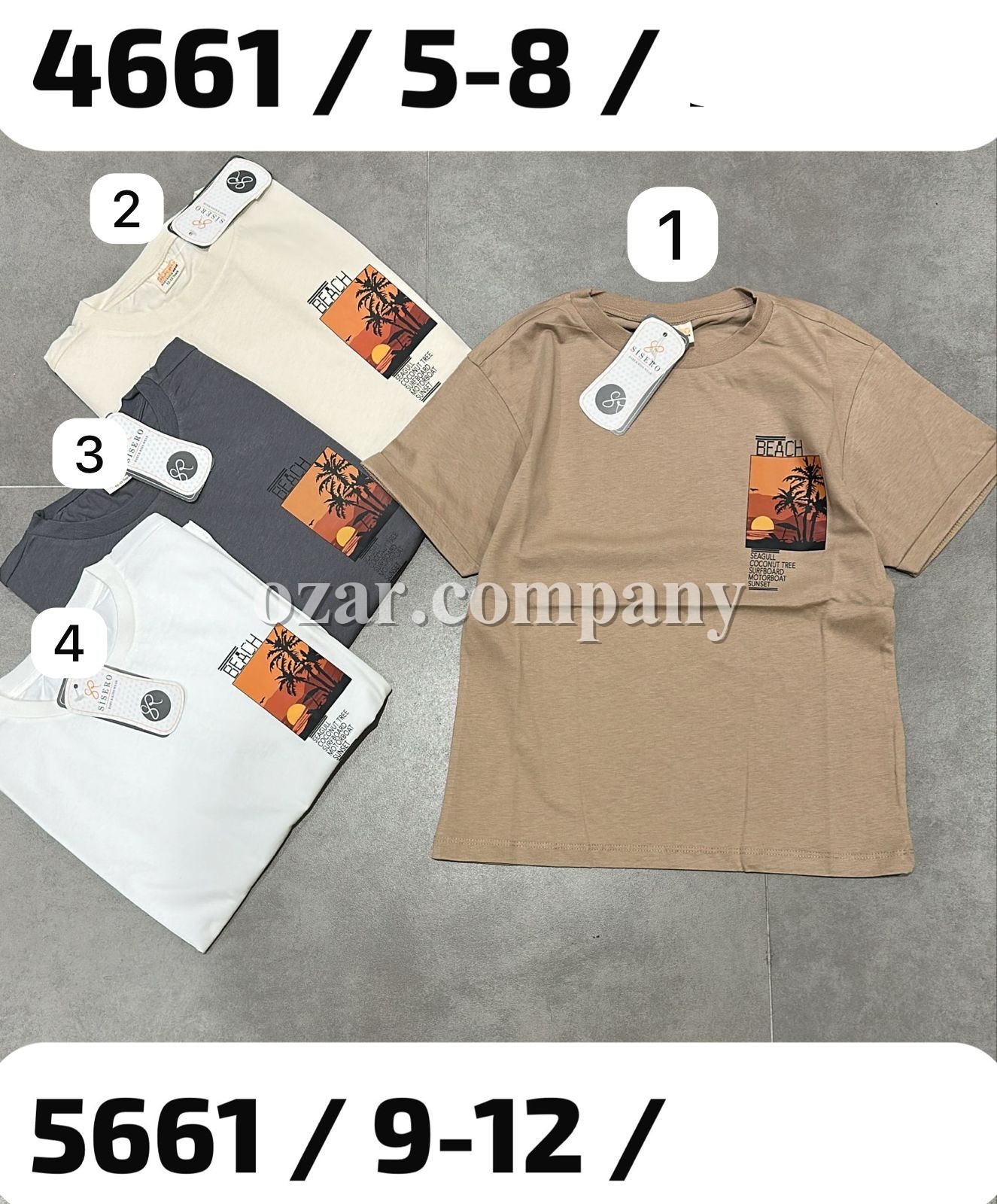 Футболка Для Мальчика Sisero (9-10-11-12лет) 