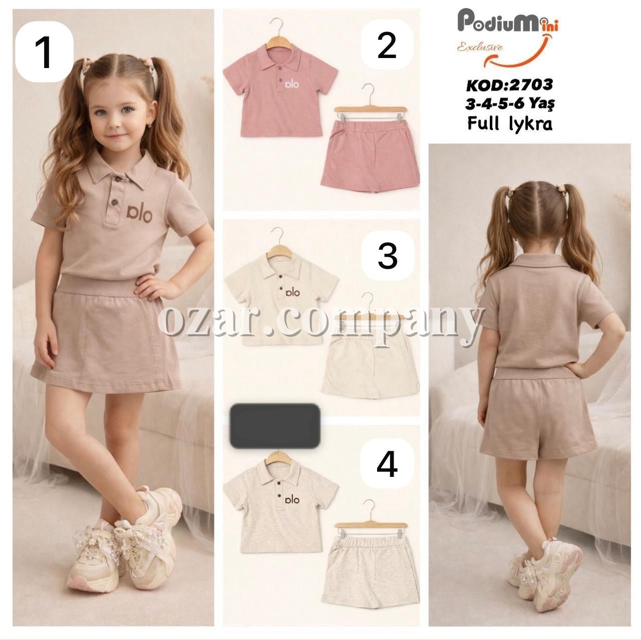 Костюм Для Девочки PodiuMini (3-4-5-6лет) 