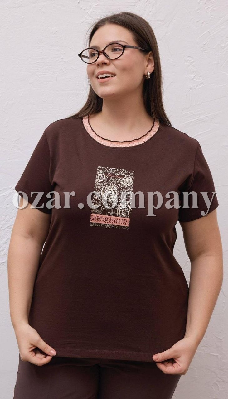 Женская Футболка Raw (Большие размеры)