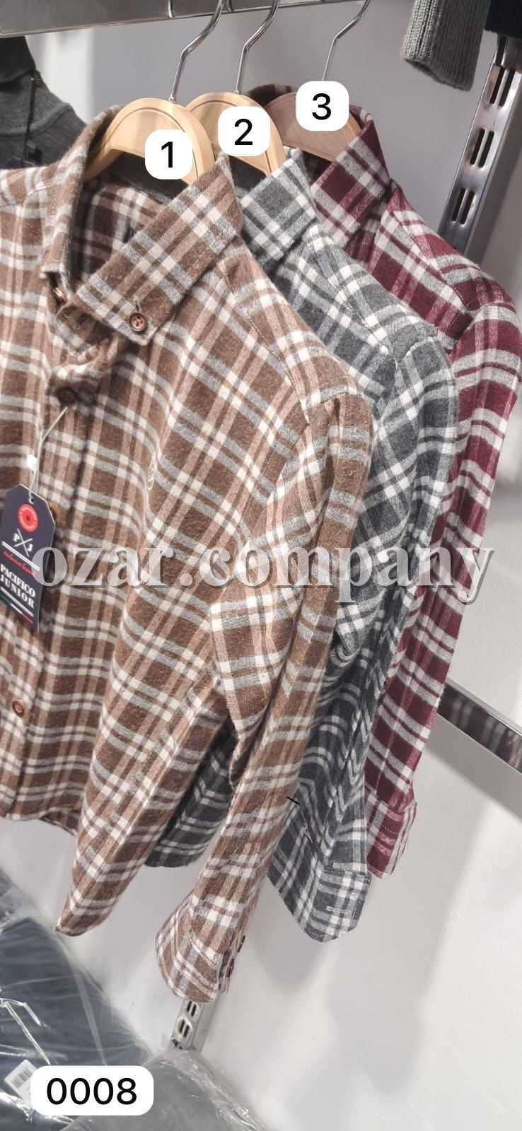 Рубашка Для Мальчика Pacifico Junior (6-7-8-9-10-11-12-13-14-15лет)