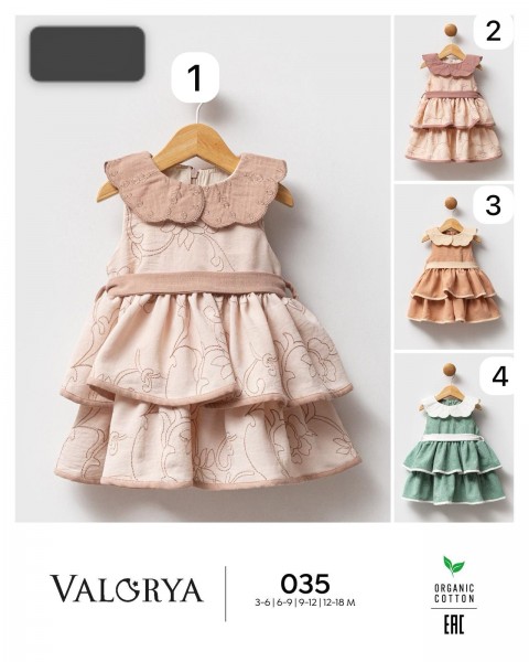 Платье Для Девочки Valorya (3-6/6-9/9-12/12-18мес.)