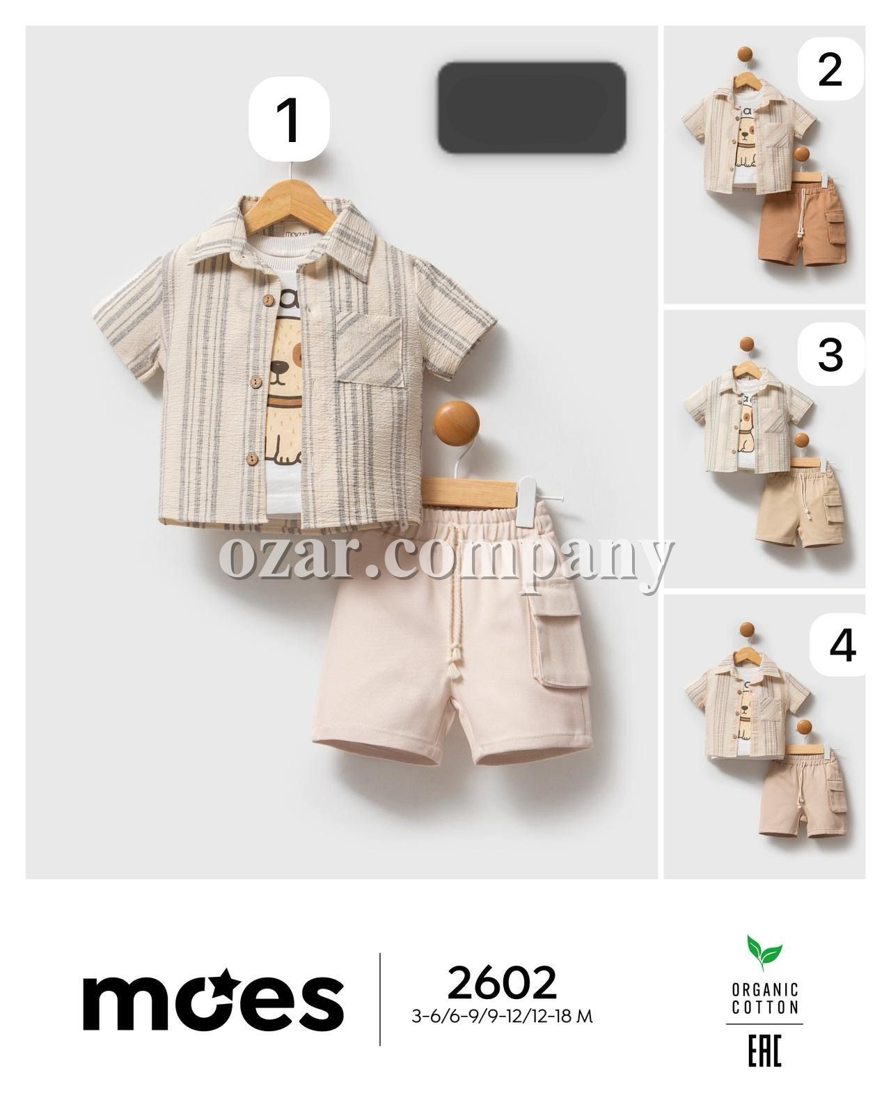 Костюм Тройка Для Мальчика Moes (3-6/6-9/9-12/12-18мес.)