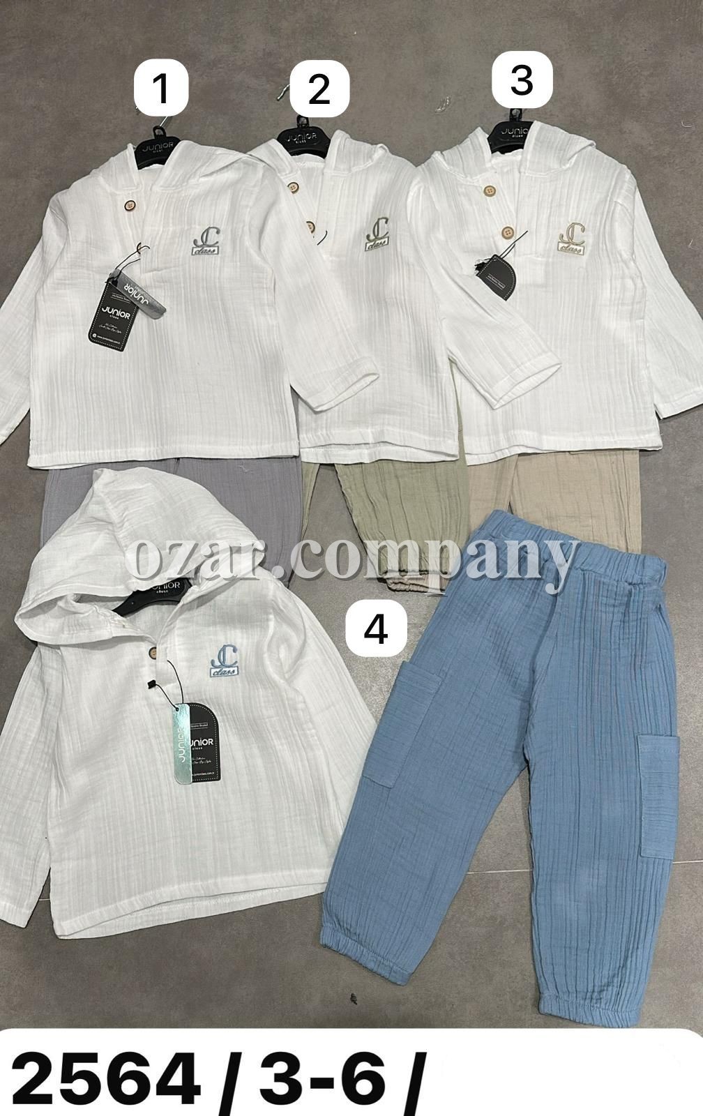 Муслиновый Костюм Для Мальчика Junior Class (3-4-5-6лет) 