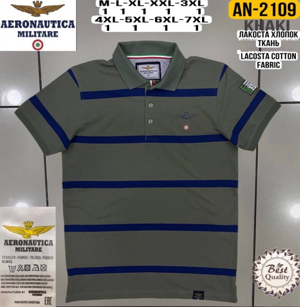 Мужская Футболка Aeronautica Militare (Большие размеры)