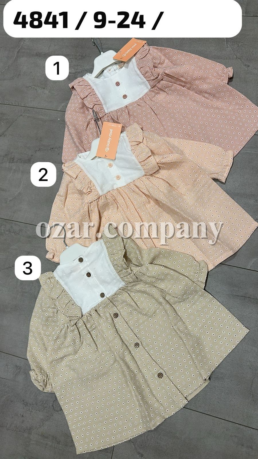 Платье Для Девочки Baby Rose (9-12-18-24мес.)