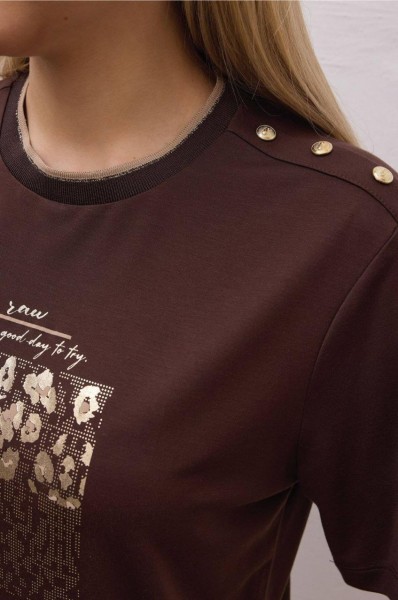 Женская Футболка Raw 