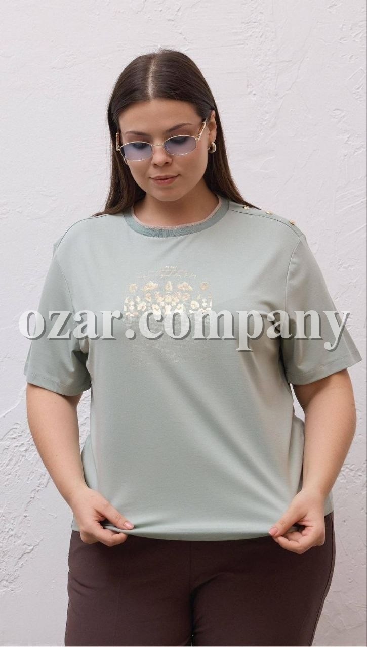 Женская Футболка Raw (Большие размеры)