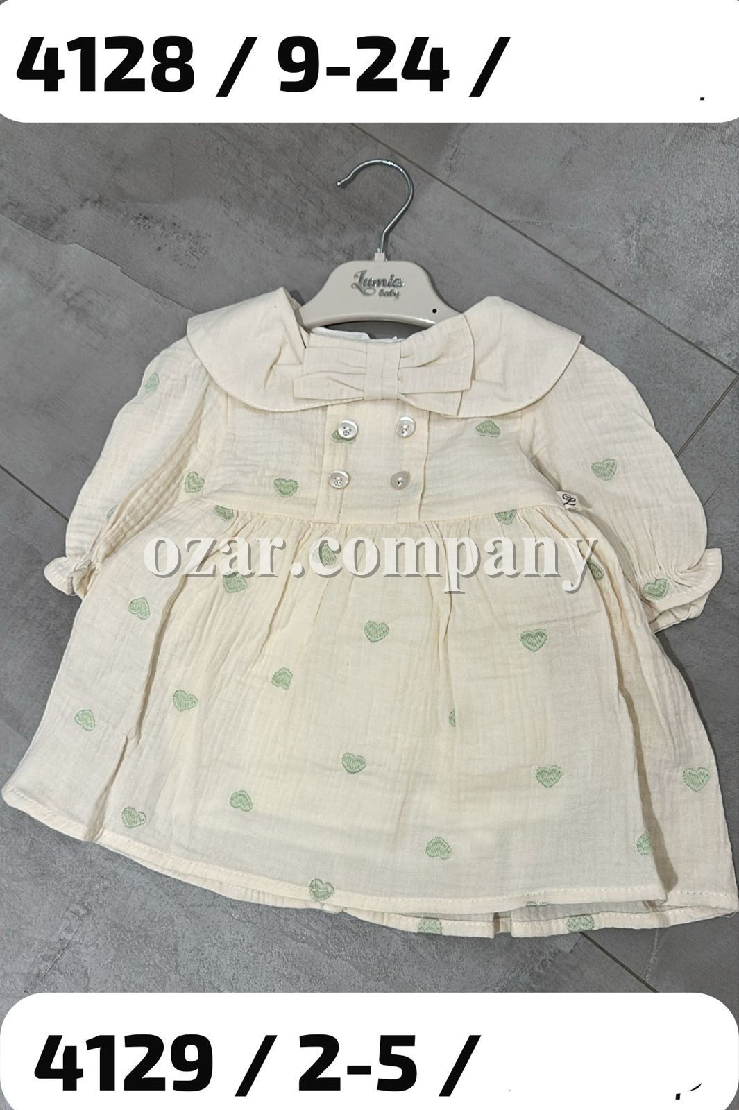 Муслиновое Платье Для Девочки Lumia (9-12-18-24мес.)