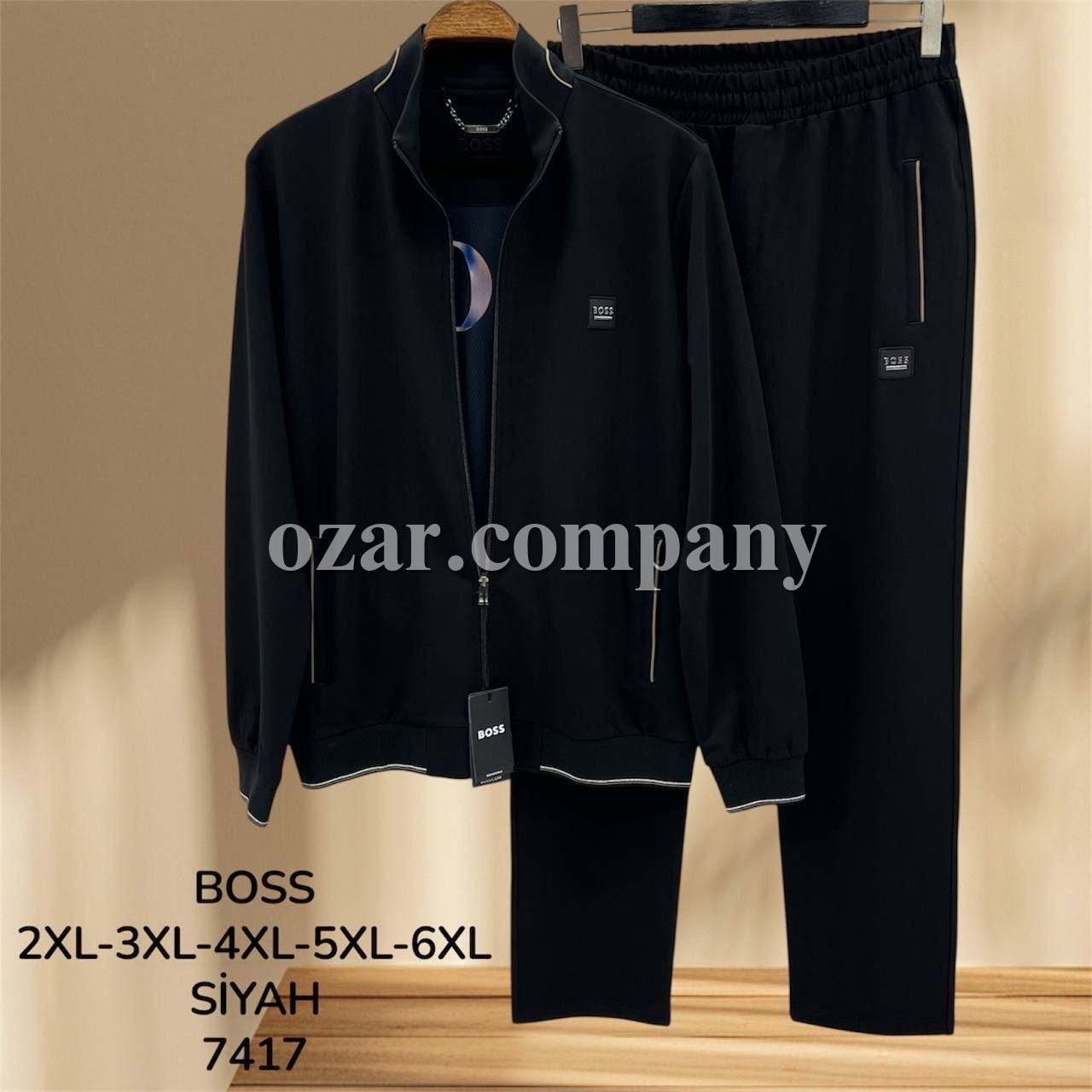 Мужской Спортивный Костюм Boss (Большие размеры)