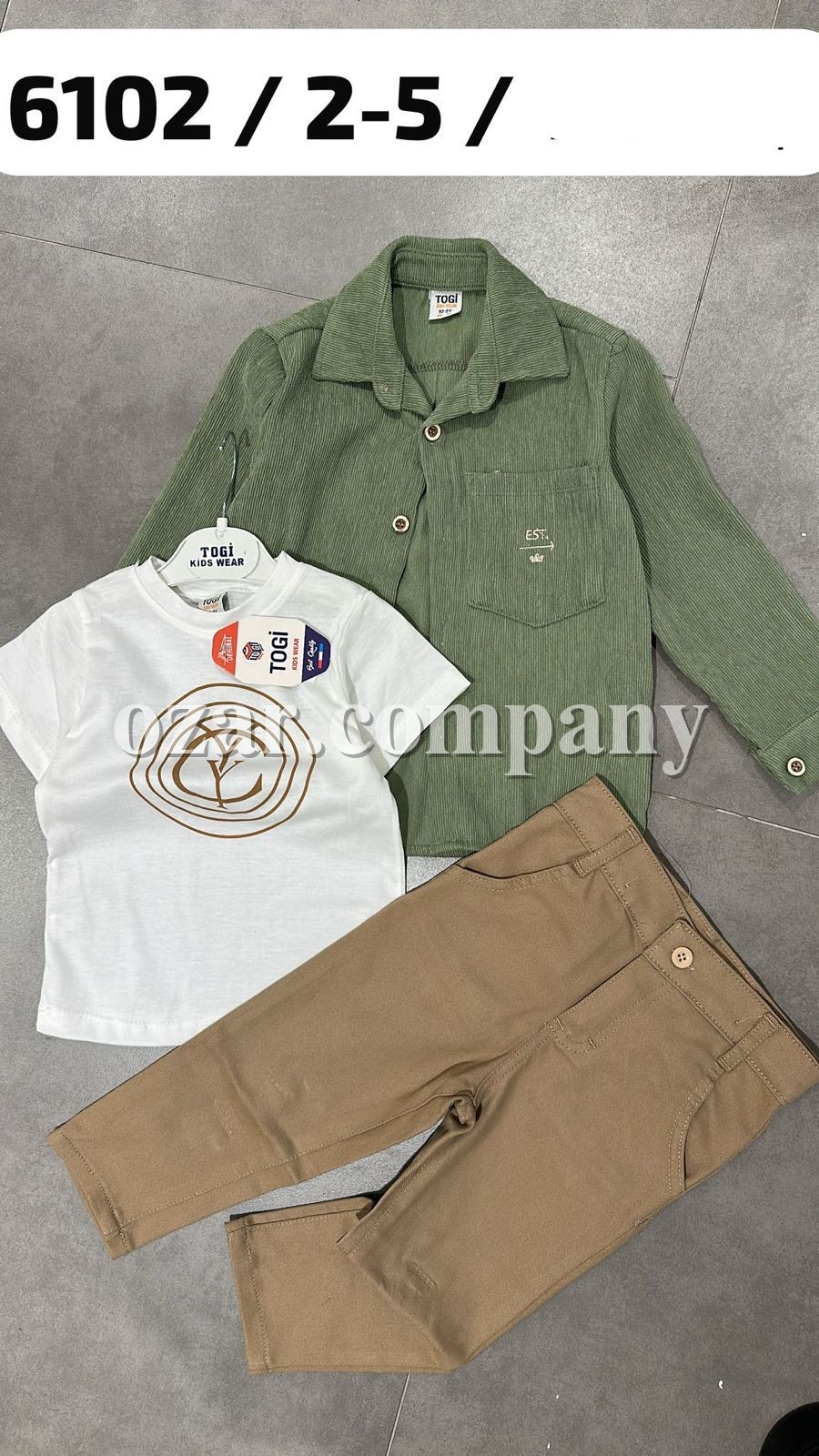 Костюм Тройка Для Мальчика Togi (2-3-4-5лет)