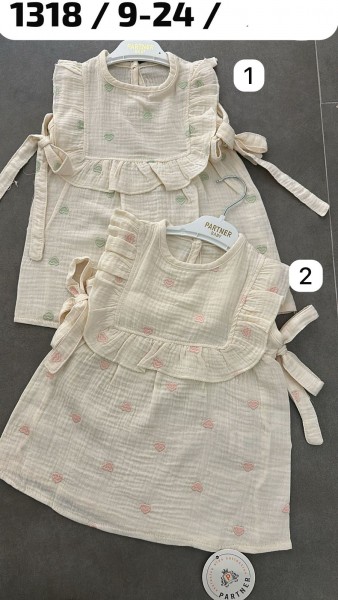 Муслиновое Платье Для Девочки Partner (9-12-18-24мес.)